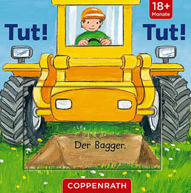 Kartonbuch Minifanten Coppenr Tut, tut, wer baggert da?